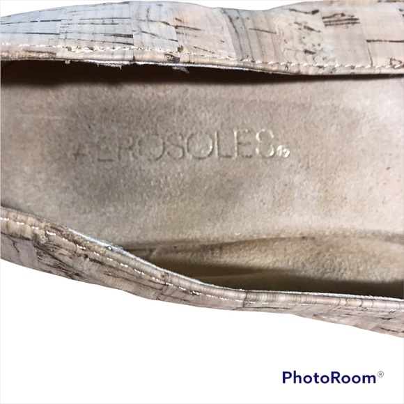 Aerosole’s Women’s Brown Cork Pattern Casual Flats Shoes Size 7 - Picture 3 of 6